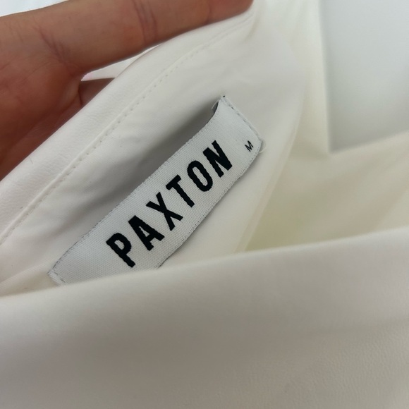 AKIRA Paxton Chic White Backless Halter Neck Mini Dress Medium - Picture 5 of 5